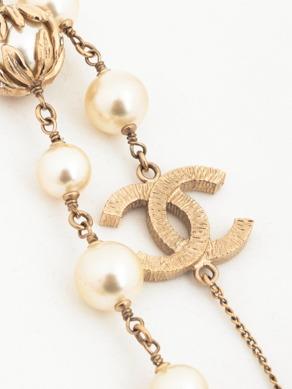 Chanel 09A Gold-Tone Multi CC Double Wrap Long Chain Necklace - Picture 4 of 6